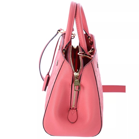 Louis Vuitton Montaigne BB Satchel Monogram Empreinte Leather Blossom Pink - Picture 2 of 10